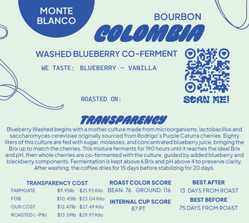 Colombia Washed Blueberry Co-Ferment